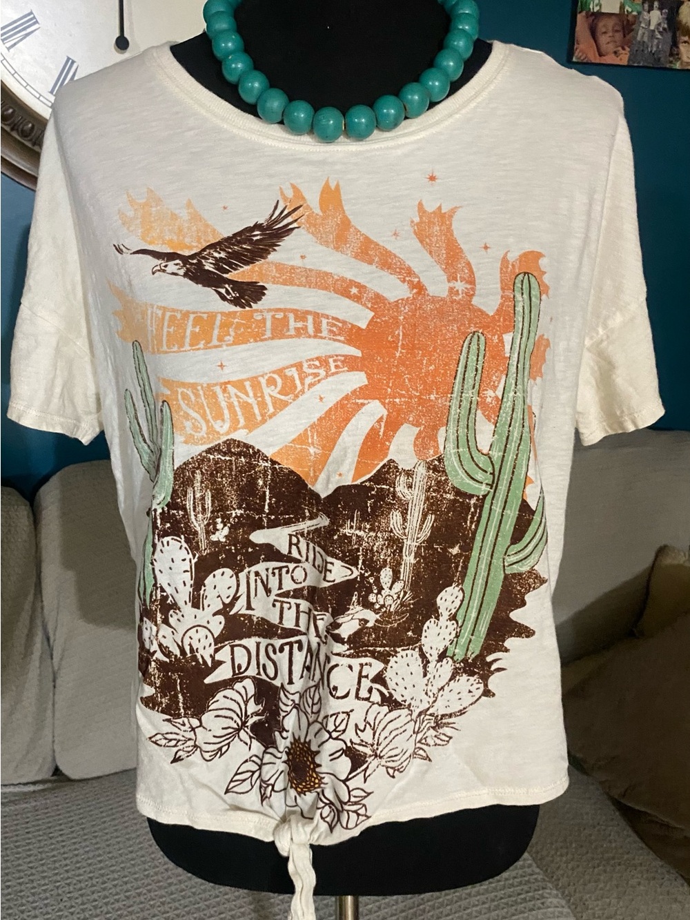 Shyanne Western Cropped Tee